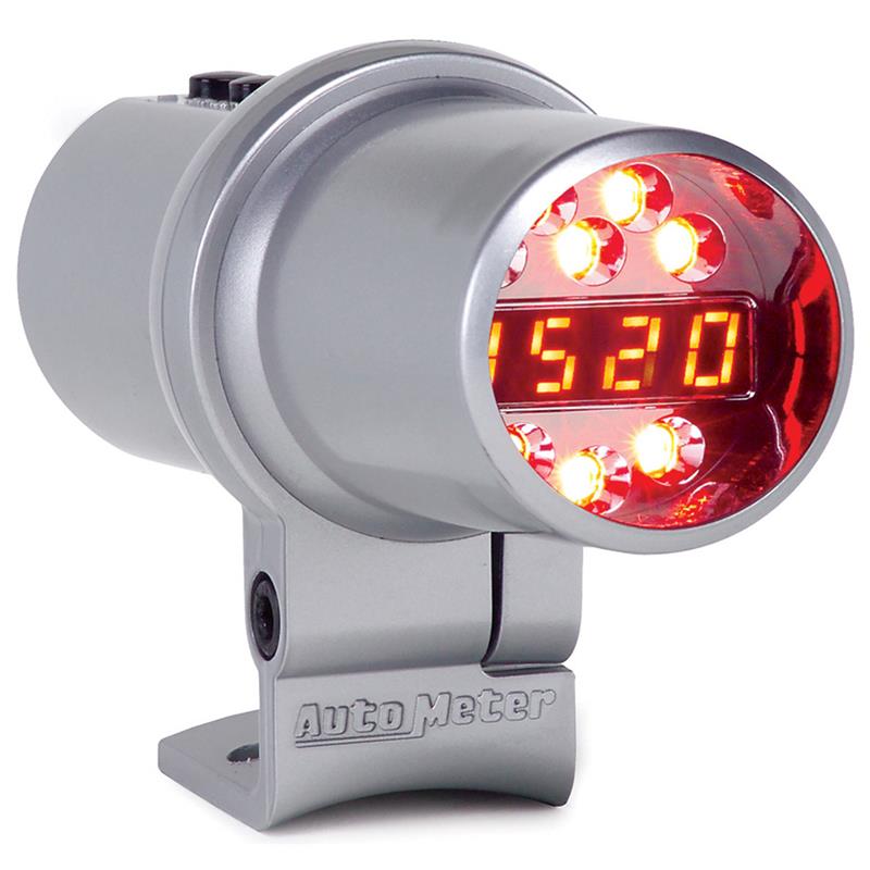 2-1/16in D/P/S Shift Light - 5 Stage- Silver