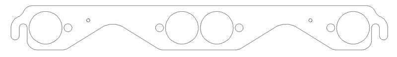 MLS Exhaust Gasket - SBC 1.625 Round Port
