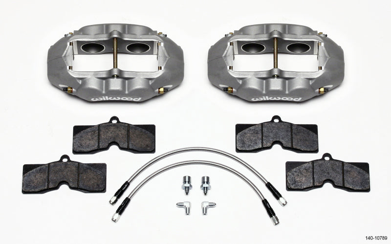 Front Brake Kit 65-82 Corvette Clear Anodized