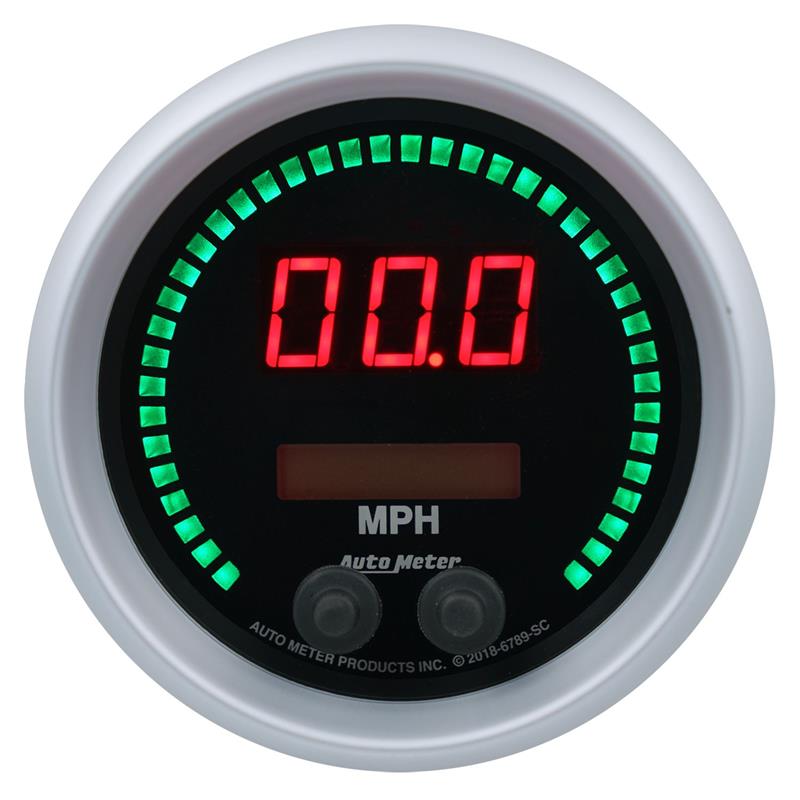 3-3/8 Speedometer 260mph Elite Digital SC Series