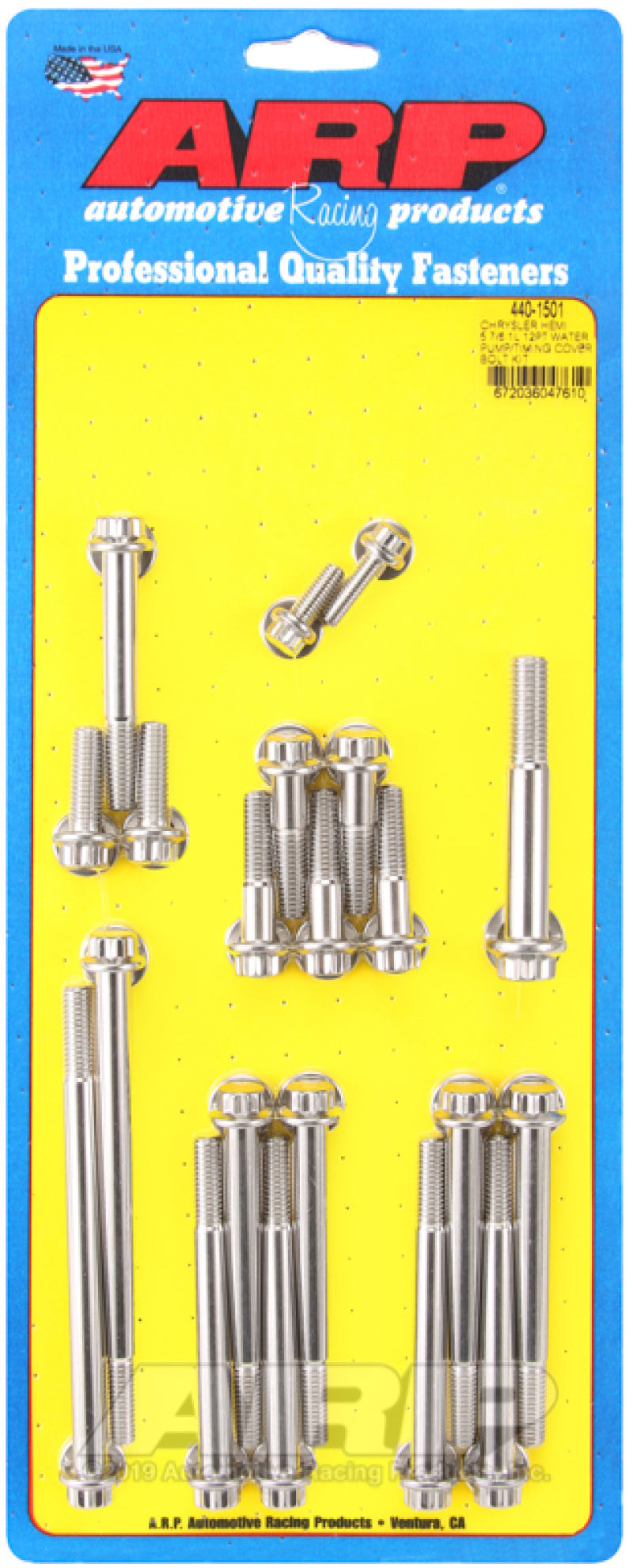 Water Pump/Timing Cover Bolt Kit Mopar 5.7L/6.1L