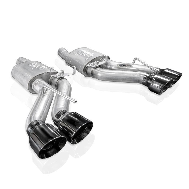 Stainless Works 22-25 Cadillac CT5-V Blackwing Axleback Exhaust - Black Chrome Tips