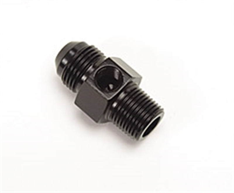 P/C #8 to 3/8 NPT Str Adptr Fitting w/ 1/8 NPT