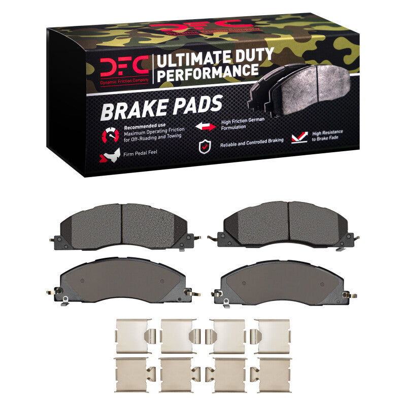 DFC 09-18 Dodge Ram 2500 Front Ultimate Duty Performance Brake Pads and Hardware Kit