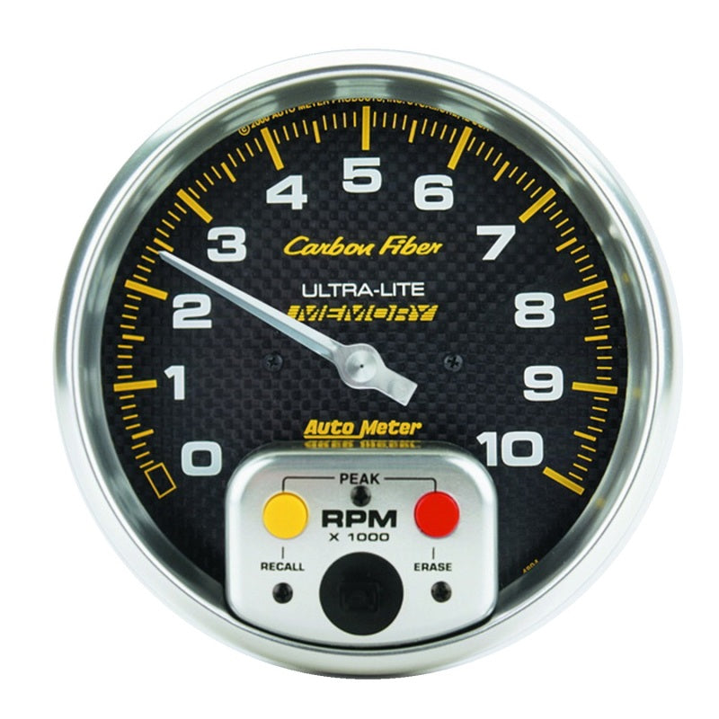 5in C/F In-Dash Tach 10000RPM