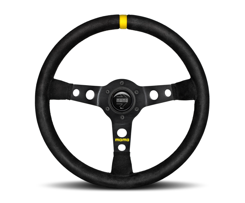 MOD 07 Steering Wheel Black Suede