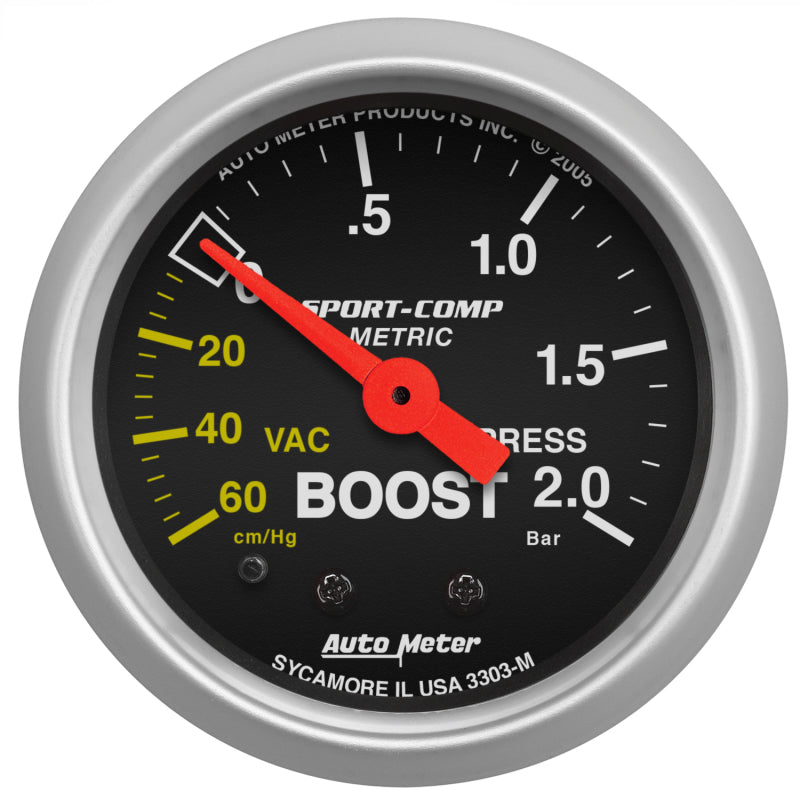 2-1/16in S/C Boost/Vacuum Gauge