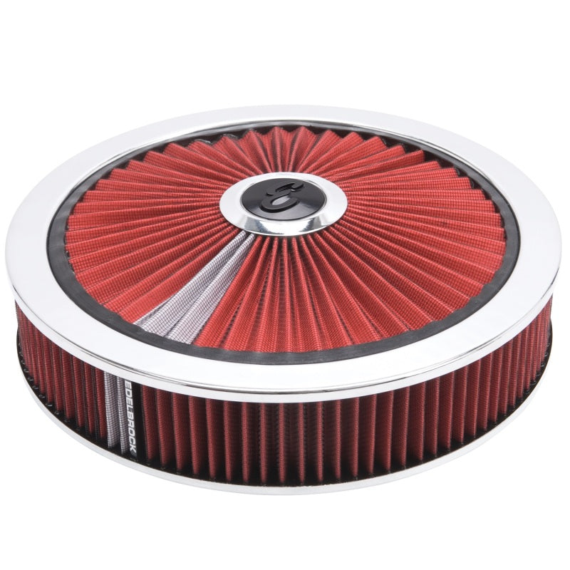 Air Cleaner Kit - 14in Dia. Breathable - Red