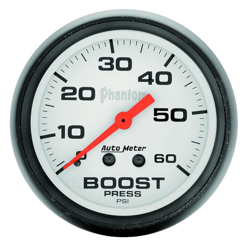 2-1/16 Phantom Boost Gauge - 0-60psi