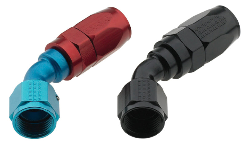 Hose Fitting #16 45 Deg. to #12 Hose Black