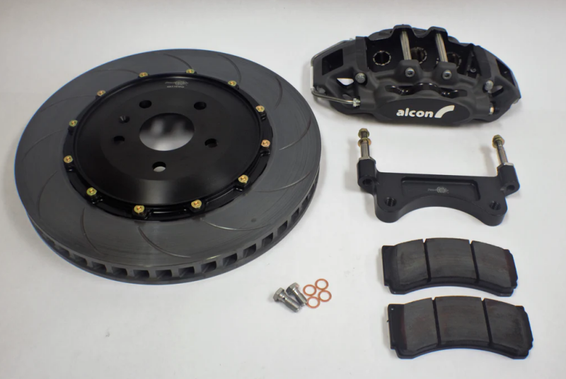 Alcon Chevrolet Corvette C8 (OEM Wheels) 6 Piston 380x36mm Front Street Kit - Anodized