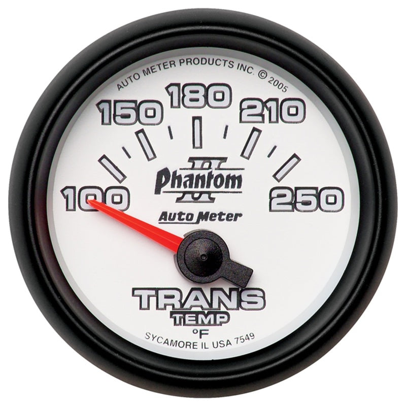2-1/16in P/S II Trans. Temp. Gauge 100-250