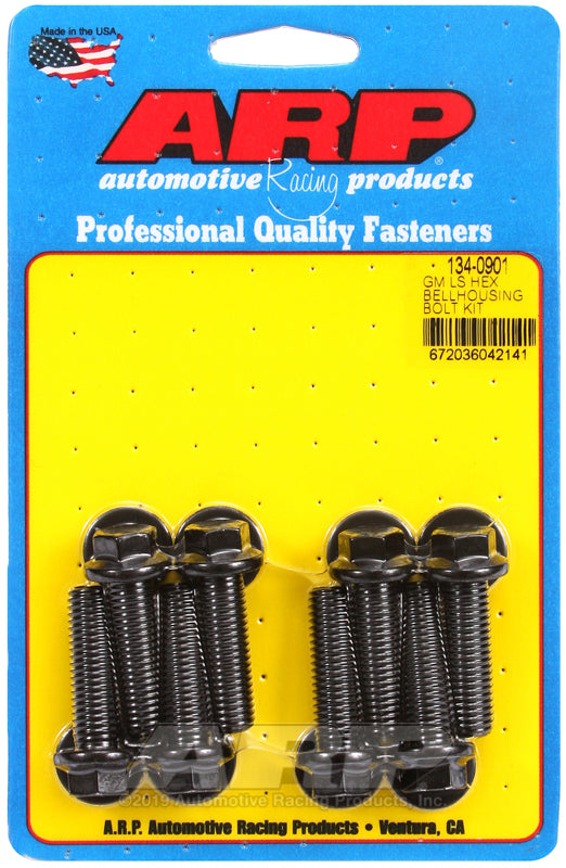 Bellhousing Bolt Kit - 6pt. GM LS