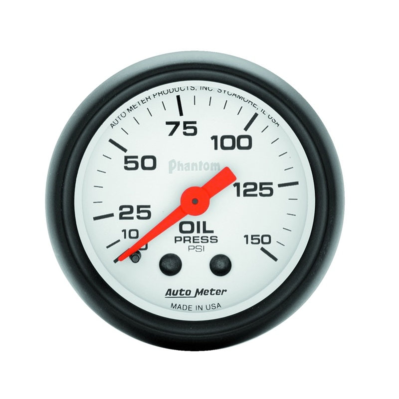 2-1/16in Phantom Oil Press. Gauge 0-150psi