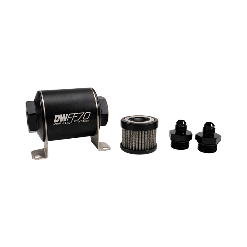 In-line Fuel Filter Kit 6an 10-Micron