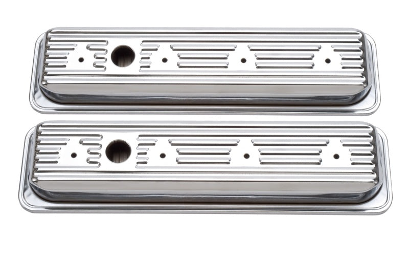 SBC Signature Series Valve Cove Set - Chrome