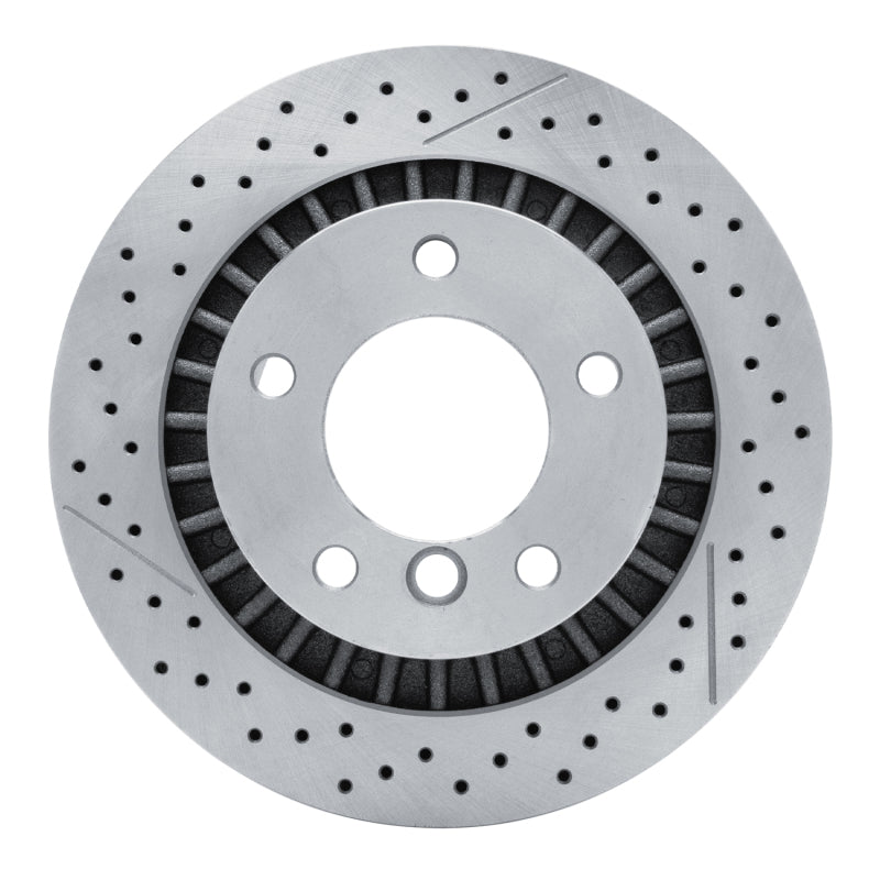DFC 13-18 Mercedes-Benz G63 AMG Rear Drilled and Slotted Brake Rotor