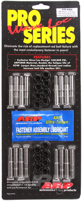 BBC Rod Bolt Kit - Fits 396-427 w/3/8in