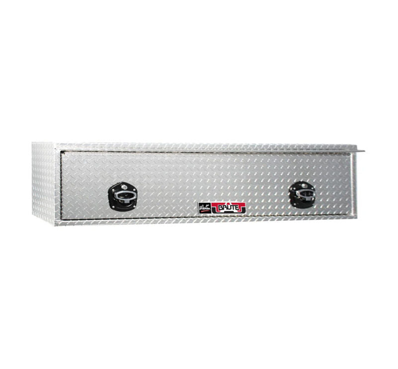 Westin/Brute High Cap HD Top Sider 16in x 72in w/flip up Door - Aluminum