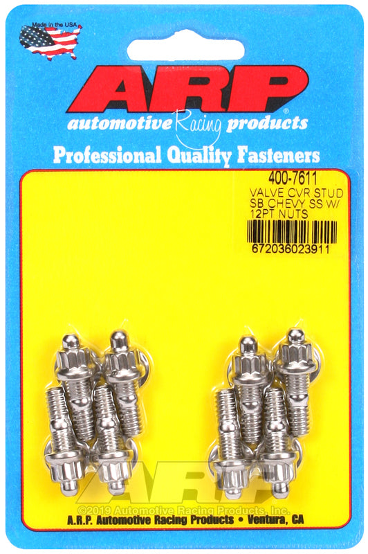 S/S Valve Cover Stud Kit 12pt. (8)