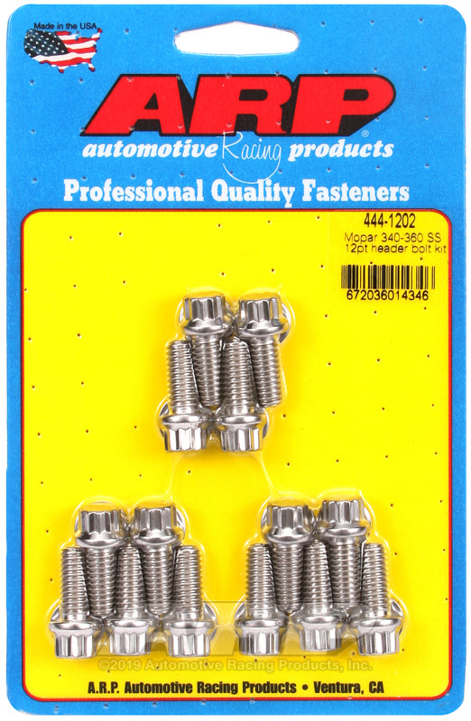 S/S Header Bolt Kit - 5/16 x .750 UHL (14)