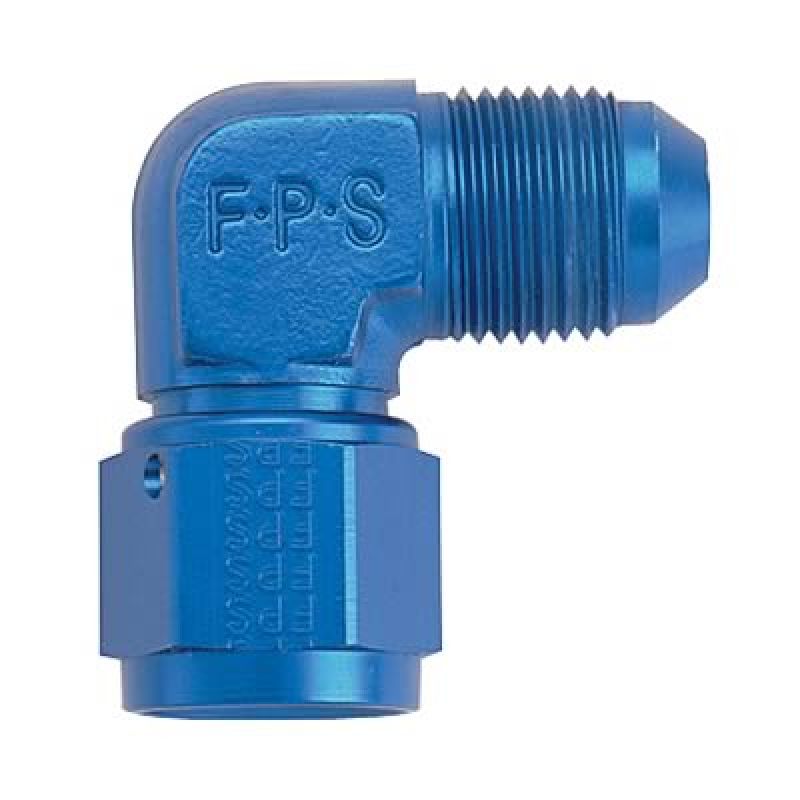 #4 Female Swivel to Male 90 Degree Fitting
