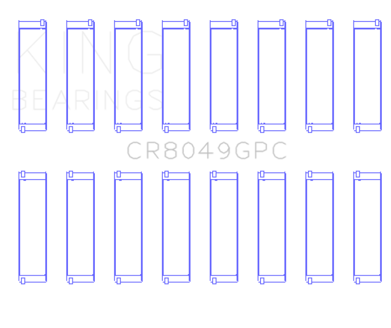 King Engine Bearings BMW N62/N63/S63/N62N Connecting Rod Bearing Set