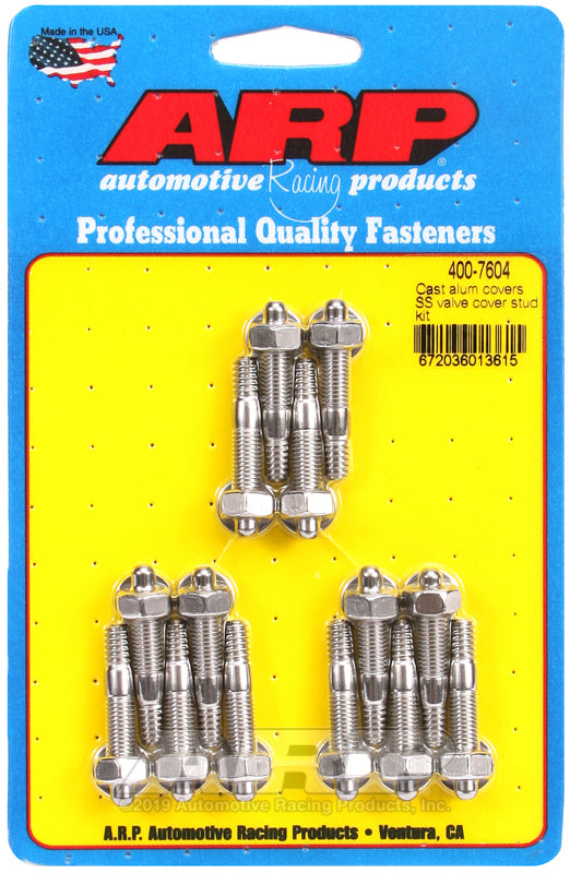 S/S Valve Cover Stud Kit 6pt. (14)