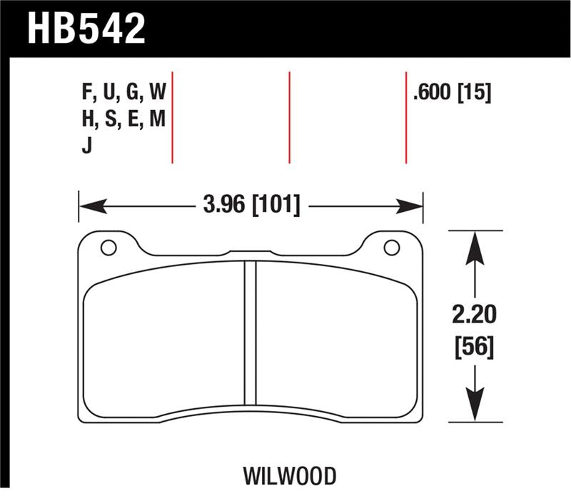 Hawk Wilwood 7816 DTC-70 Street Brake Pads