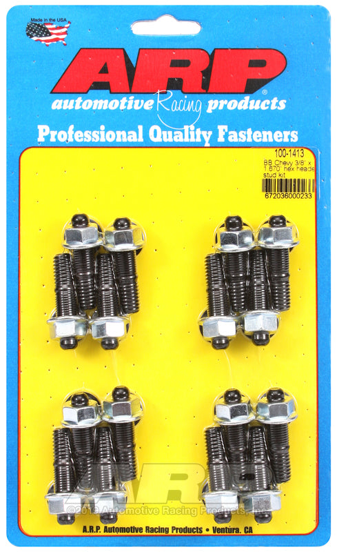 Header Stud Kit - 6pt. 3/8 x 1.670 OAL (16)