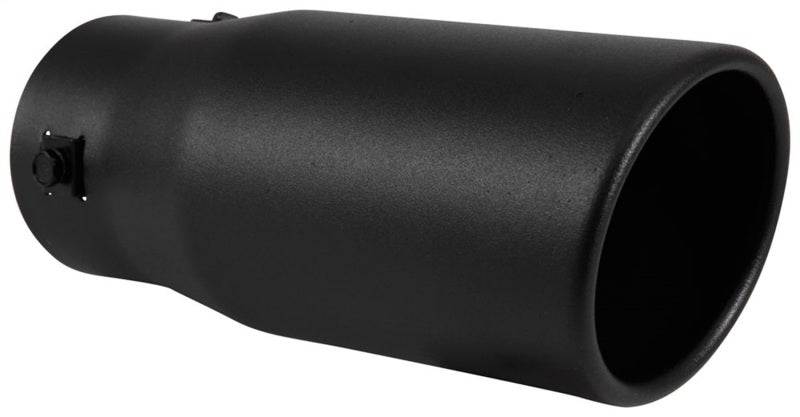 Exhaust Tip 3-1/2in Slant Black