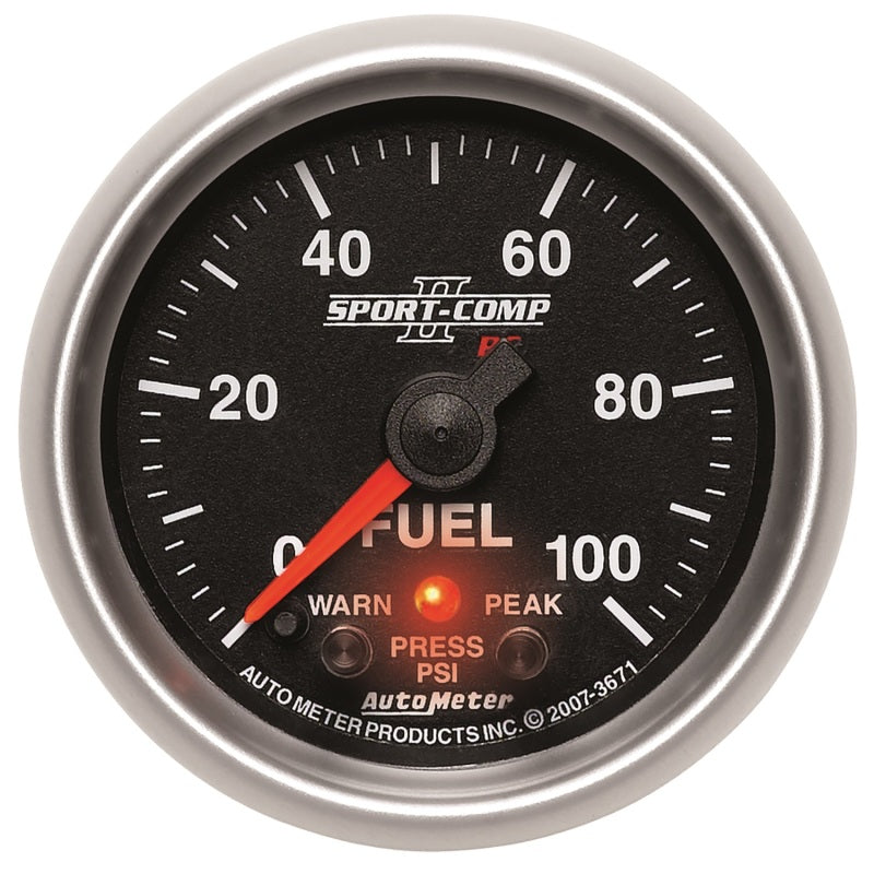 2-1/16 S/C II Fuel Press Gauge - 0-100psi
