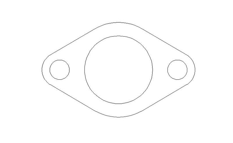 Cometic Lotus Twin-cam .064in AM Exhaust Gasket