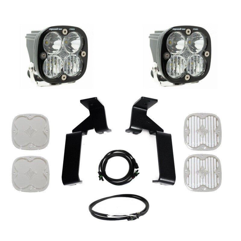 Baja Designs 21-25 Ford Raptor (Base/37/R)  Squadron Pro A-Pillar Kit