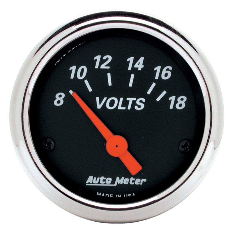 2-1/16 D/B Voltmeter Gauge 8-18
