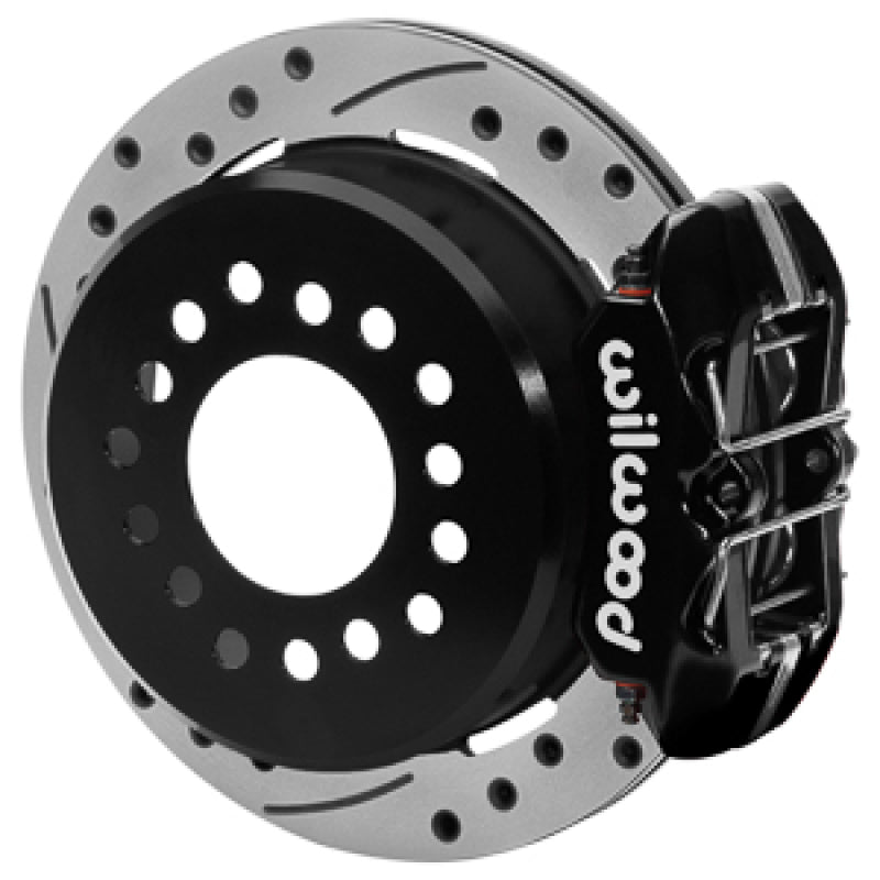 Brake Kit Rear Black FDP Drilled 11in GM G Body