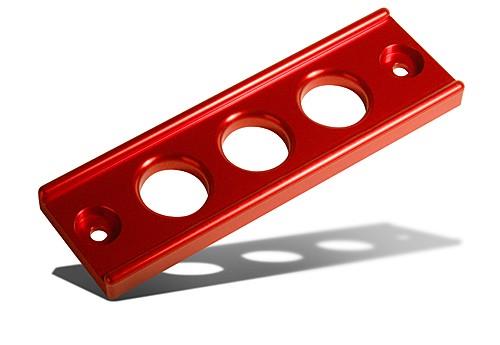 BLOX Racing Billet Battery Tiedown - Black