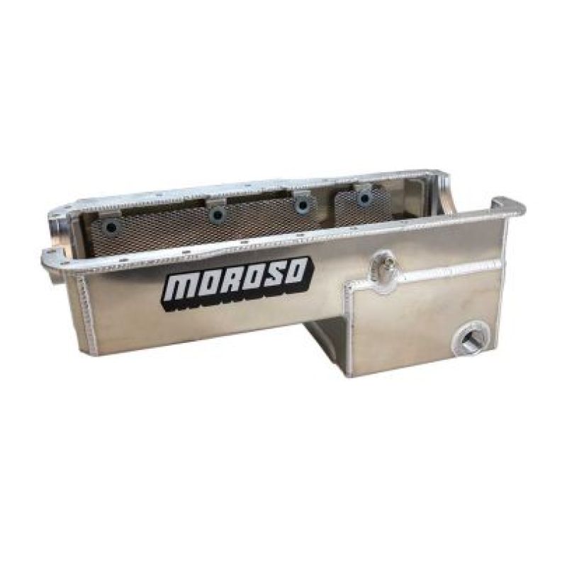 SBF 351W Drag Oil Pan w/ Rear Sump Fabricated Alm