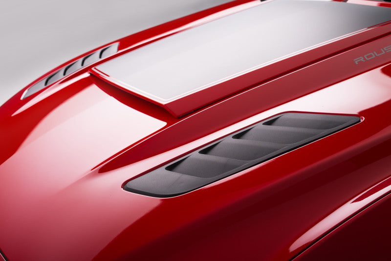 Hood Heat Extractors - 2015 Mustang - Black