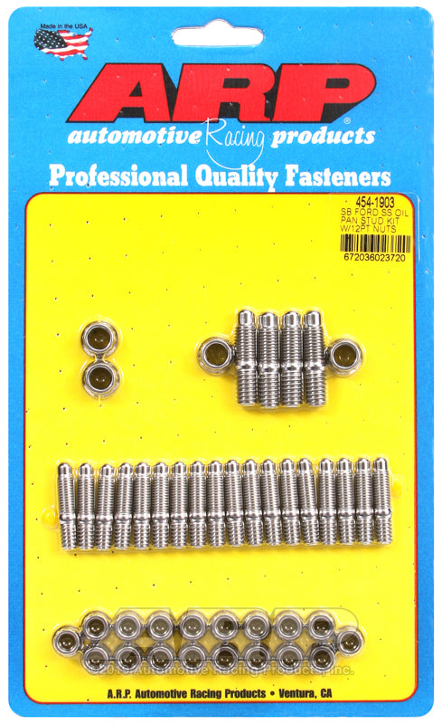 SBF S/S Oil Pan Stud Kit 12pt.