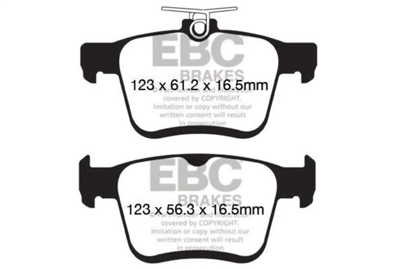 Brake Pads Redstuff Rear Volkswagen