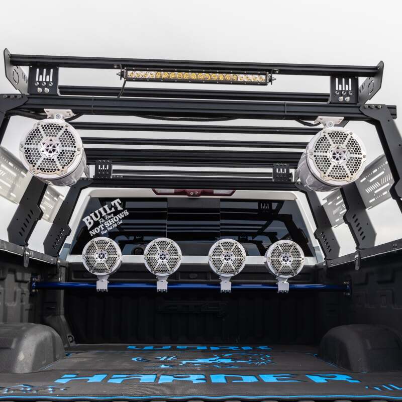 DS18 Marine And Psports Towers With Built In 8in 1in Driver 180 Watts RMS RGB LEDs Blk Crbn Fiber