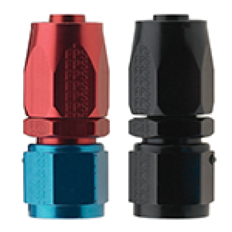 Hose Fitting #6 Straight Pro-Flow Black