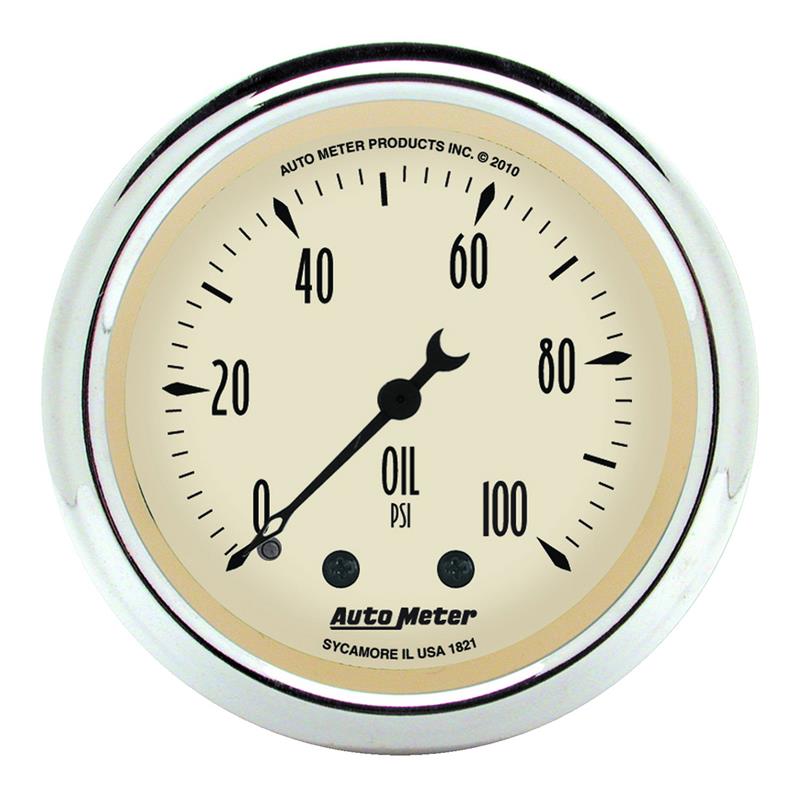 2-1/16 A/B Oil Pressure Gauge 0-100 PSI