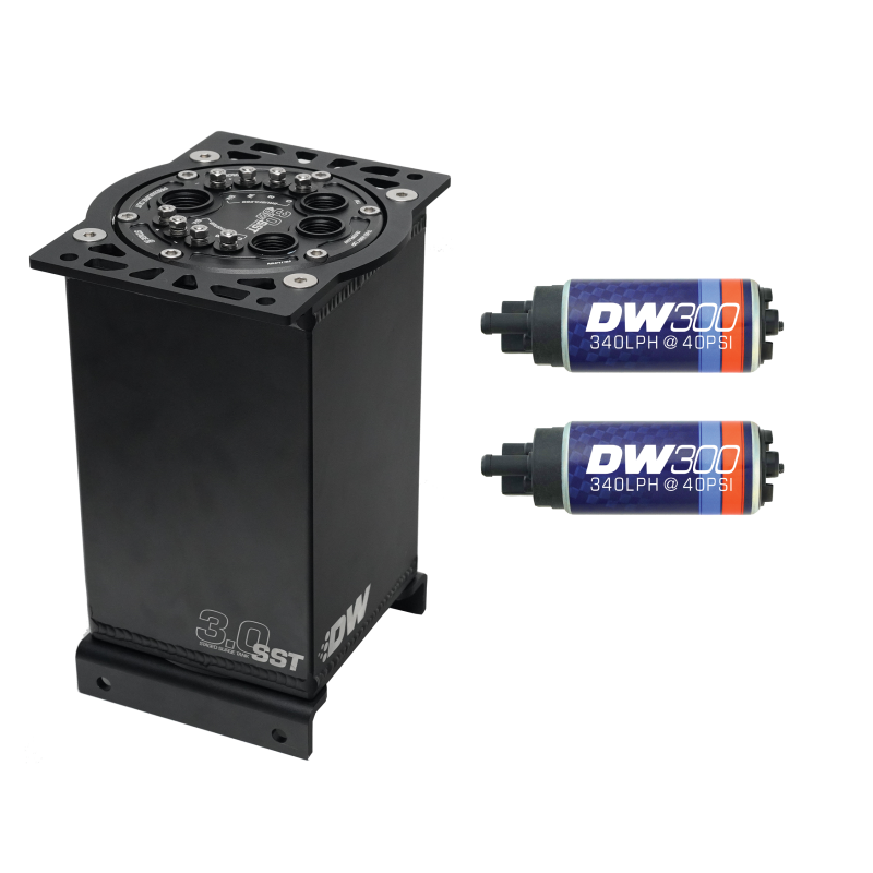 3L Staged Surge Tank Dual DW300 Fuel Pumps