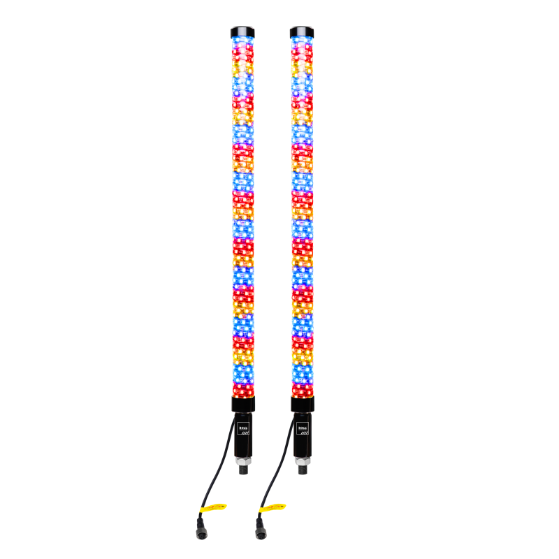 Boss Audio 36in. 360 Degree LED RGB Whip Lights - Pair