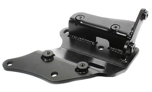 Innovative 88-91 Civic /CRX B-Series Black Steel Conversion AC Bracket (D-Series Sanden Compressor)