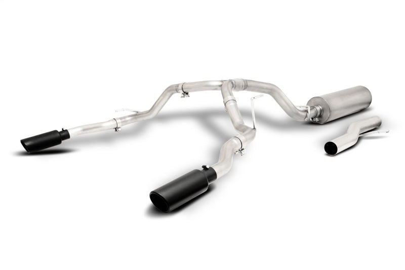 Gibson 21-23 GMC Yukon XL Denali/Chevrolet Suburban 6.2L 2/4wd Black Elite Cat-Back Exhaust