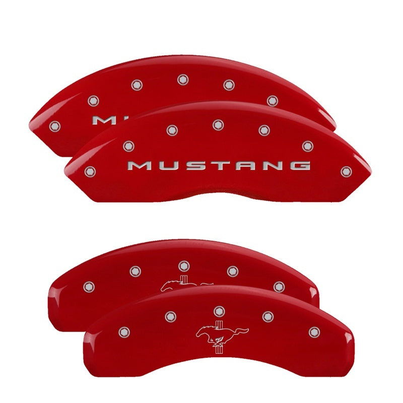 15-   Mustang Caliper Covers Red