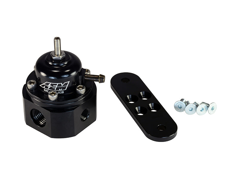 Universal Adjstable Fuel Pressure Regulator Black